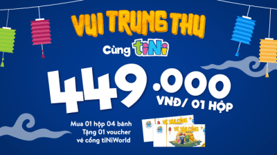 Trung thu rộn ràng cùng bánh trung thu tiNi